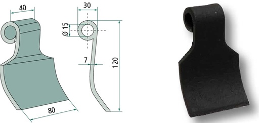 [AMAT3-106716] Cutit tocator 120 mm