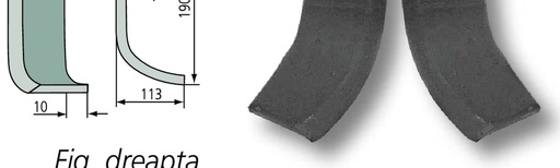 [AMAT3-107904] Cutit arcuit - stanga