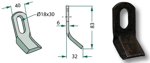 [AMAT3-106212] Cuțit Y 83 mm