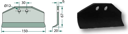 [AMAT3-106218] Cuţit reversibil