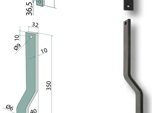 [AMAT3-106790] Maner 350 mm