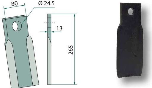 [AMAT3-106227] Cutit 265 mm