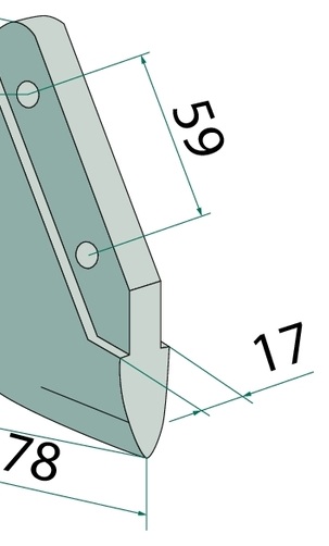[AMAT3-106817] Vârf brăzdar