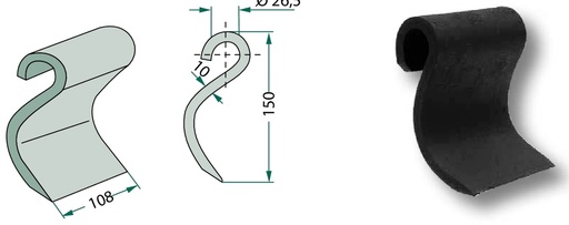 [AMAT3-106325] Cutit tocator 150 mm