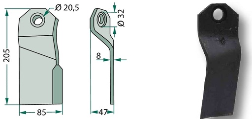 [AMAT3-106334] Lamă 205 mm