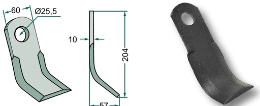 [AMAT3-106392] Cutit Y 204 mm