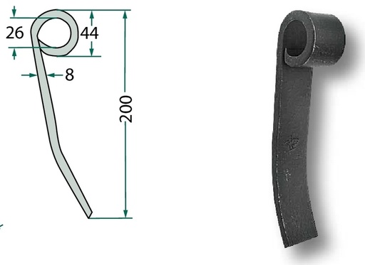 [AMAT3-106399] Mittelschlegel 200 mm