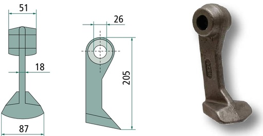 [AMAT3-106460] Batator 205 mm