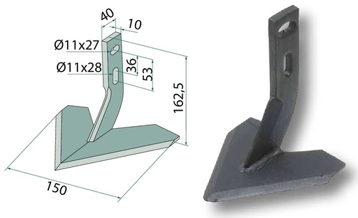 [AMAT3-107103] Brazdar laba de gasca