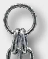 [AMAT3-106550] Lanț de protecție - inele de legătură sudate, galvanizate, călite la suprafață