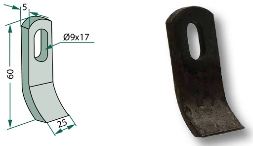[AMAT3-106556] Cutit tocator 60 mm