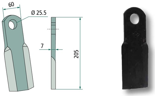 [AMAT3-106578] Cutit 205 mm