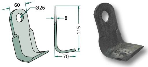 [AMAT3-106586] Vinclu 115 mm