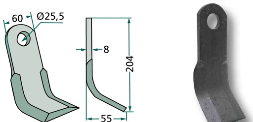 [AMAT3-106587] Cutit Y 204 mm