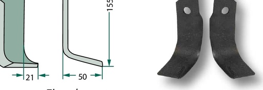 [AMAT3-107151] Cuțit - stanga