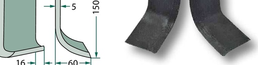 [AMAT3-107171] Cutit curbat - stanga