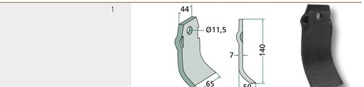 [AMAT3-106627] Lamă 140 mm