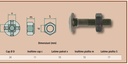 Șuruburi plug, M12x1,75 - 10.9, 25 buc. - cu pliuliță