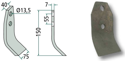 [AMAT3-106640] Lamă 150 mm