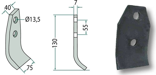 [AMAT3-106642] Lamă 130 mm