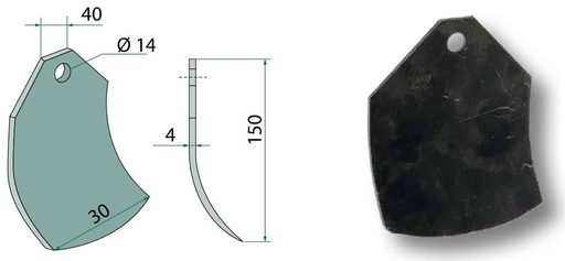 [AMAT3-106644] Cutit tocatoare 150 mm