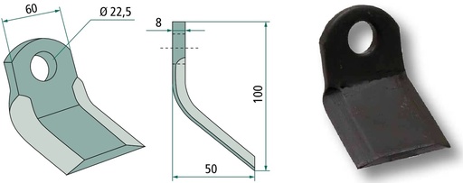 [AMAT3-106654] Cutit Y 100 mm