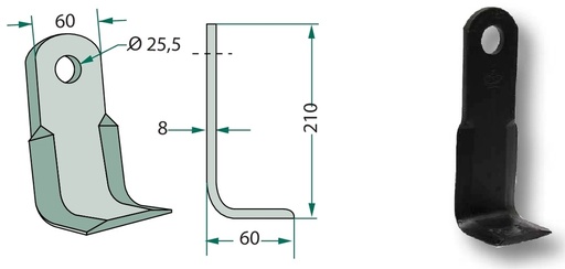 [AMAT3-106657] Cutit unghiular 210 mm
