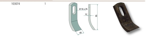 [AMAT3-106659] Cutit batator 84,5 mm