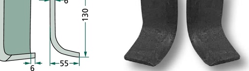 [AMAT3-107242] Cutit curbat - stanga