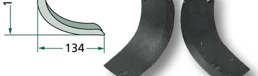 [AMAT3-107259] Cutit curbat - stanga