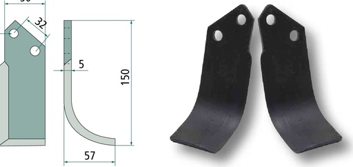 [AMAT3-107271] Cutit arcuit - stanga
