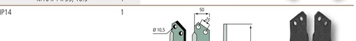 [AMAT3-107303] Cutit de frezat - dreapta