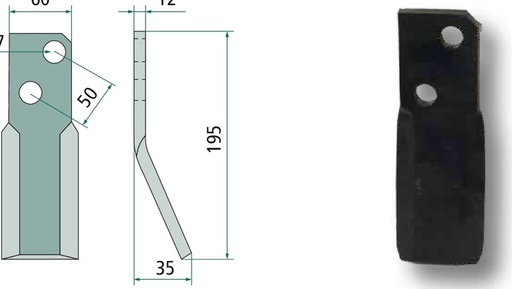 [AMAT3-107306] Cutit freza 195 mm