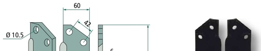 [AMAT3-107330] Cutit freza - dreapta