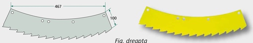 [AMAT3-108486] Cutit ferastrau - dreapta si rotire spre stanga