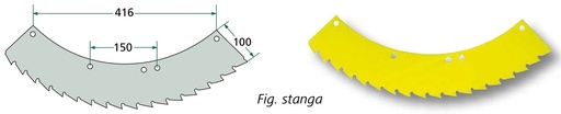[AMAT3-108487] Cutit ferastrau - dreapta si rotire spre stanga tambur mic