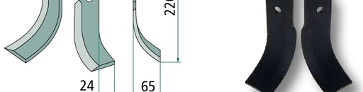 [AMAT3-107352] Cutit de frezat - stanga