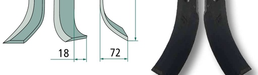 [AMAT3-107361] Cutit de frezat - stanga