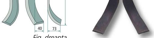 [AMAT3-107392] Cutit freza - stanga