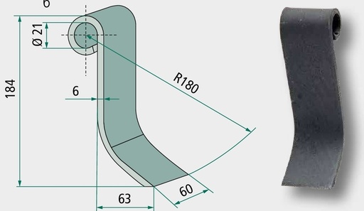 [AMAT3-107451] Dinte tocator