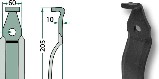 [AMAT3-107648] Cutit rotor 205 mm