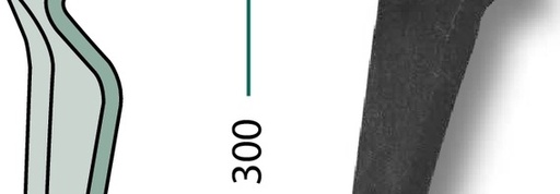 [AMAT3-107653] Dinte pentru grapa rotativa - stânga