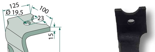 [AMAT3-107744] Dinte pentru grapa rotativa - dreapta