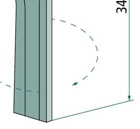 [AMAT3-107776] Dinte interschimbare rapida - stanga