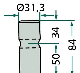 [AMAT3-107832] Dinte pentru grapa rotativa 312 mm