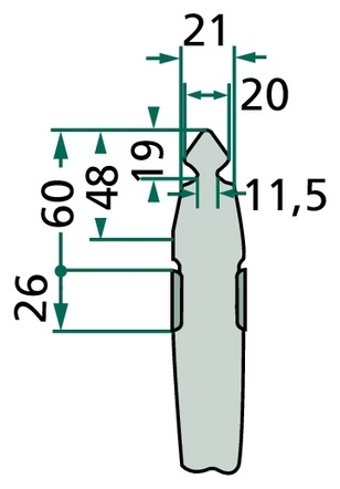 [AMAT3-107836] Dinte pentru grapa rotativa 345 mm