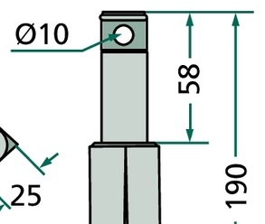 [AMAT3-107855] Dinte rotor 190 mm
