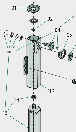[AMAT3-110162] Jost Ax - cu lagar