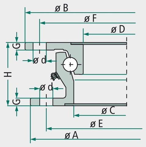 [AMAT3-110193] Jost Placa rotativa - ungebohrt