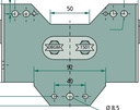 Scara rabatabila - Aliaj de aluminiu-magneziu Sarcini pana la 160 kg